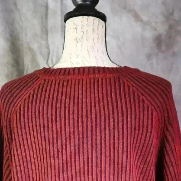 Chereskin Sweater, men's red/black stripe size XXL long sleeve sweater - Picture 5 of 9